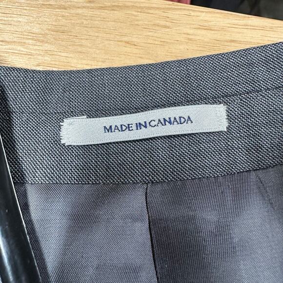 Peter Millar NWOT Gray 100% Wool Men's Sports Coat 46T 2 Button Closure Blazer - Picture 3 of 8